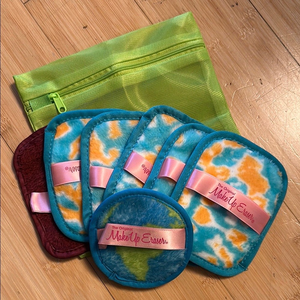 MakeUp Eraser Set with Colorful Pads